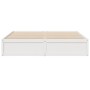 Solid white pine wood bed frame 180x200 cm by , Beds and slatted bases - Ref: Foro24-3282367, Price: 233,47 €, Discount: %