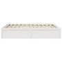 Solid white pine wood bed frame 180x200 cm by , Beds and slatted bases - Ref: Foro24-3282367, Price: 233,47 €, Discount: %