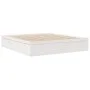 Estructura de cama madera maciza de pino blanco 180x200 cm de , Camas y somieres - Ref: Foro24-3282367, Precio: 230,48 €, Des...