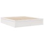 Solid white pine wood bed frame 180x200 cm by , Beds and slatted bases - Ref: Foro24-3282367, Price: 233,47 €, Discount: %