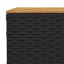 Gartensofagarnitur 11-teilig mit schwarzen Kissen aus synthetischem Rattan von , Gartensets - Ref: Foro24-3262025, Preis: 811...