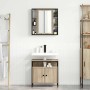 Juego de muebles de baño 2 pcs Marrón 60 x 30 x 60 cm