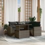 Juego de sofás jardín con cojines 5 pzas ratán sintético gris von , Gartensets - Ref: Foro24-3267250, Preis: 363,38 €, Rabatt: %