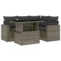 Juego de sofás jardín con cojines 5 pzas ratán sintético gris by , Garden sets - Ref: Foro24-3267250, Price: 358,04 €, Discou...