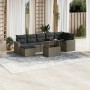Set de sofás de jardín y cojines 8 piezas ratán sintético gris by , Garden sets - Ref: Foro24-3267430, Price: 506,02 €, Disco...