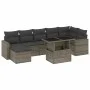 Set de sofás de jardín y cojines 8 piezas ratán sintético gris by , Garden sets - Ref: Foro24-3267430, Price: 499,04 €, Disco...