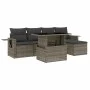 Set de muebles de jardín 6 pzas y cojines ratán sintético gris de , Conjuntos de jardín - Ref: Foro24-3267870, Precio: 381,88...