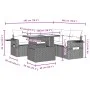 Set de muebles de jardín 6 pzas y cojines ratán sintético gris by , Garden sets - Ref: Foro24-3267900, Price: 412,63 €, Disco...