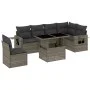 Set de sofás de jardín 7 pzas con cojines ratán sintético gris by , Garden sets - Ref: Foro24-3267940, Price: 462,37 €, Disco...