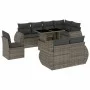 Set de muebles de jardín 9 pzas y cojines ratán sintético gris de , Conjuntos de jardín - Ref: Foro24-3268670, Precio: 714,78...