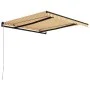Toldo manual retráctil amarillo y blanco 300x250 cm de vidaXL, Toldos - Ref: Foro24-3055186, Precio: 203,87 €, Descuento: %