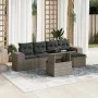 Set de muebles de jardín 6 pzas y cojines ratán sintético gris de , Conjuntos de jardín - Ref: Foro24-3269130, Precio: 403,96...