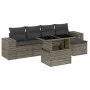 Set de muebles de jardín 6 pzas y cojines ratán sintético gris de , Conjuntos de jardín - Ref: Foro24-3269130, Precio: 403,96...
