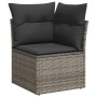 Set de muebles de jardín 6 pzas y cojines ratán sintético gris by , Garden sets - Ref: Foro24-3269170, Price: 427,51 €, Disco...