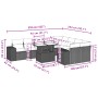 Set de sofás de jardín 10 pzas con cojines ratán sintético gris by , Garden sets - Ref: Foro24-3269390, Price: 654,19 €, Disc...
