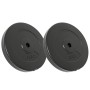 Hantelscheiben 2 Stück 30 kg Zement von vidaXL, freies Gewicht - Ref: Foro24-93598, Preis: 89,33 €, Rabatt: %