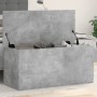 Caja de almacenaje madera ingeniería gris hormigón 100x42x46 cm by , Storage trunks - Ref: Foro24-840663, Price: 86,85 €, Dis...