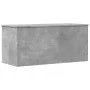 Caja de almacenaje madera ingeniería gris hormigón 100x42x46 cm de , Baúles de almacenamiento - Ref: Foro24-840663, Precio: 8...