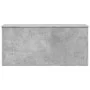 Caja de almacenaje madera ingeniería gris hormigón 100x42x46 cm de , Baúles de almacenamiento - Ref: Foro24-840663, Precio: 8...