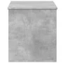 Caja de almacenaje madera ingeniería gris hormigón 100x42x46 cm de , Baúles de almacenamiento - Ref: Foro24-840663, Precio: 8...