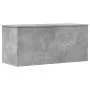 Caja de almacenaje madera ingeniería gris hormigón 100x42x46 cm de , Baúles de almacenamiento - Ref: Foro24-840663, Precio: 8...