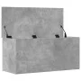 Caja de almacenaje madera ingeniería gris hormigón 100x42x46 cm de , Baúles de almacenamiento - Ref: Foro24-840663, Precio: 8...