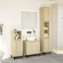 Set de muebles de baño 3 pzas madera contrachapada roble Sonoma de , Muebles de baño - Ref: Foro24-3282655, Precio: 178,98 €,...