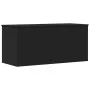 Caja de almacenaje madera de ingeniería negro 100x42x46 cm by , Storage trunks - Ref: Foro24-840661, Price: 95,32 €, Discount: %