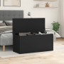 Caja de almacenaje madera de ingeniería negro 100x42x46 cm by , Storage trunks - Ref: Foro24-840661, Price: 89,65 €, Discount: %