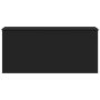 Caja de almacenaje madera de ingeniería negro 100x42x46 cm by , Storage trunks - Ref: Foro24-840661, Price: 89,65 €, Discount: %