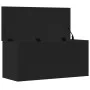 Caja de almacenaje madera de ingeniería negro 100x42x46 cm by , Storage trunks - Ref: Foro24-840661, Price: 95,32 €, Discount: %