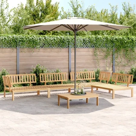 Set de sofás de palets de jardín 5 pzas madera maciza de acacia by , Outdoor sofas - Ref: Foro24-3209312, Price: 546,19 €, Di...