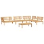 Garten-Palettensofaset 5-teilig Massivholz Akazie von , Outdoor-Sofas - Ref: Foro24-3209312, Preis: 565,63 €, Rabatt: %