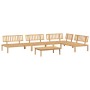 Set de sofás de palets de jardín 5 pzas madera maciza de acacia by , Outdoor sofas - Ref: Foro24-3209304, Price: 540,00 €, Di...