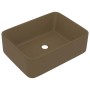 Luxus-Waschbecken aus mattweißer Keramik 41x30x12 cm von vidaXL, Sinkt - Ref: Foro24-147051, Preis: 49,88 €, Rabatt: %