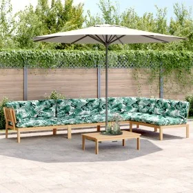 Set de sofás de palets de jardín y cojines 5 pzas madera acacia by , Outdoor sofas - Ref: Foro24-3209390, Price: 800,25 €, Di...