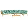 Set de sofás de palets de jardín y cojines 5 pzas madera acacia by , Outdoor sofas - Ref: Foro24-3209390, Price: 800,25 €, Di...