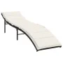 Tumbonas con cojines 2 unidades ratán sintético negro by , Loungers - Ref: Foro24-3277301, Price: 232,61 €, Discount: %