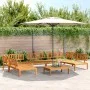 Set de sofás de palets de jardín 6 pzas madera maciza de acacia by , Outdoor sofas - Ref: Foro24-3209440, Price: 711,86 €, Di...
