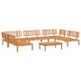 Set de sofás de palets de jardín 6 pzas madera maciza de acacia de , Sofás de exterior - Ref: Foro24-3209440, Precio: 755,94 ...
