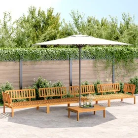 Set de sofás de palets de jardín 5 pzas madera maciza de acacia by , Outdoor sofas - Ref: Foro24-3209437, Price: 578,37 €, Di...