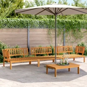 Garten-Palettensofa-Set, 4-teilig, Massivholz aus Akazie von , Outdoor-Sofas - Ref: Foro24-3209435, Preis: 472,95 €, Rabatt: %