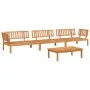 Set de sofás de palets de jardín 4 pzas madera maciza de acacia by , Outdoor sofas - Ref: Foro24-3209435, Price: 473,62 €, Di...
