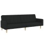 Zweiplätziges Schlafsofa mit Hocker, schwarzer Stoff. von , Sofas - Ref: Foro24-3258090, Preis: 333,09 €, Rabatt: %