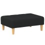 Zweiplätziges Schlafsofa mit Hocker, schwarzer Stoff. von , Sofas - Ref: Foro24-3258090, Preis: 333,09 €, Rabatt: %
