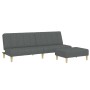 Zweiplätziges Schlafsofa mit dunkelgrauem Hocker. von , Sofas - Ref: Foro24-3258086, Preis: 313,41 €, Rabatt: %
