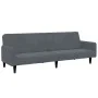 Zweiplätziges Schlafsofa mit dunkelgrauem Samt-Hocker. von , Sofas - Ref: Foro24-3258099, Preis: 334,01 €, Rabatt: %