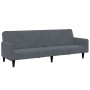 Zweiplätziges Schlafsofa mit dunkelgrauem Samt-Hocker. von , Sofas - Ref: Foro24-3258099, Preis: 339,61 €, Rabatt: %