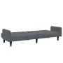 Zweiplätziges Schlafsofa mit dunkelgrauem Samt-Hocker. von , Sofas - Ref: Foro24-3258099, Preis: 334,01 €, Rabatt: %