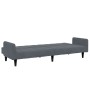 Zweiplätziges Schlafsofa mit dunkelgrauem Samt-Hocker. von , Sofas - Ref: Foro24-3258099, Preis: 339,61 €, Rabatt: %
